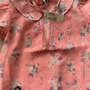 Floral Pink Blouse